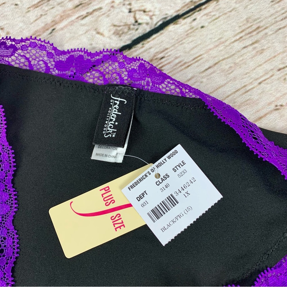 NWT 1X Frederick’s of Hollywood Halloween Panty Boo Plus Lace Trim Ghost FOH - Picture 6 of 7